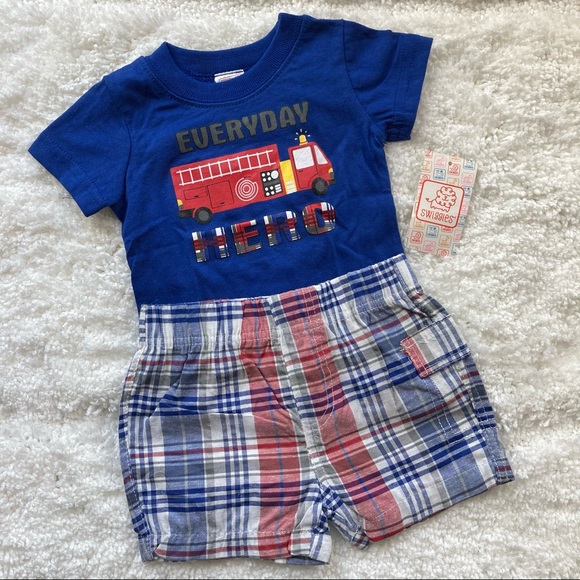 NWT Swiggles 0-3 months boys outfit - Picture 11 of 13